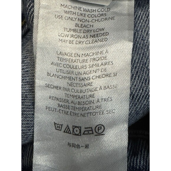 We the Free People Dakota Straight Leg Jeans Denim Distressed High Rise Size 28 - Picture 6 of 8